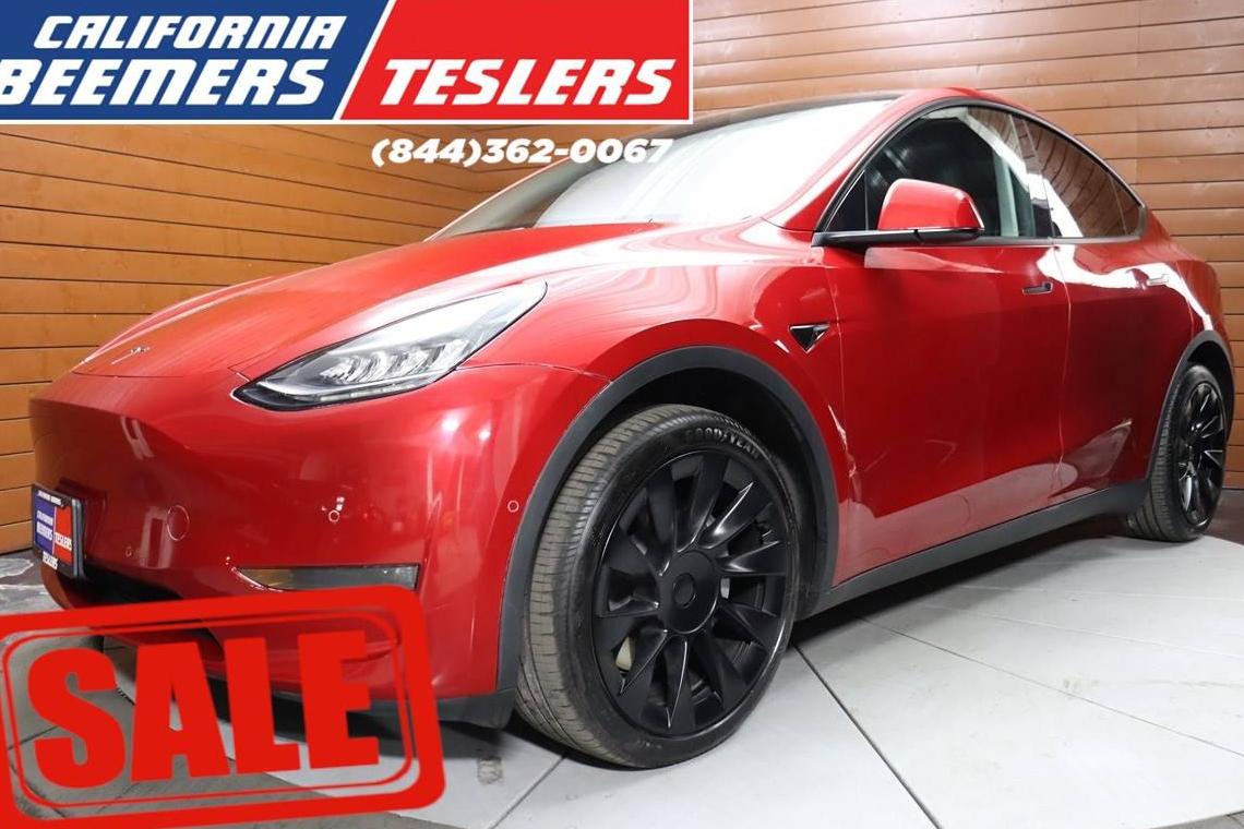 TESLA MODEL Y 2022 7SAYGDEE6NF352263 image